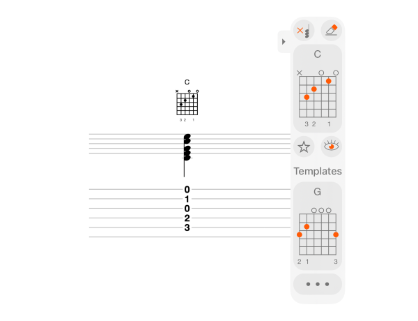 Chords panel