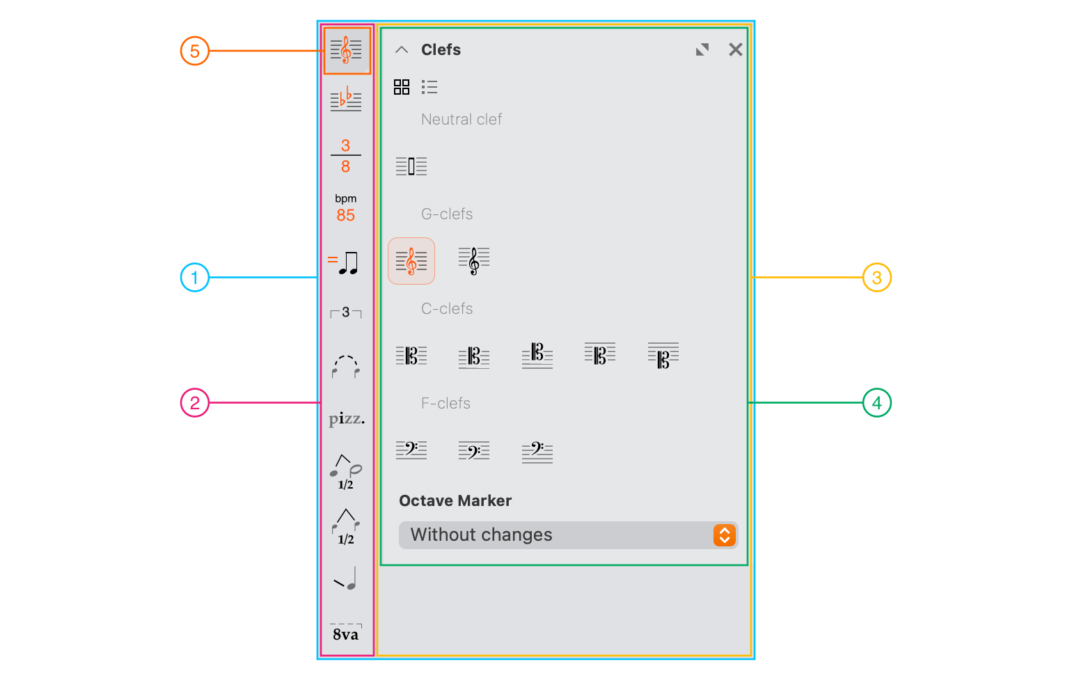 Components of a sidebar