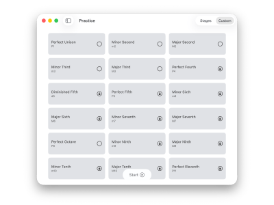 Create custom exercises