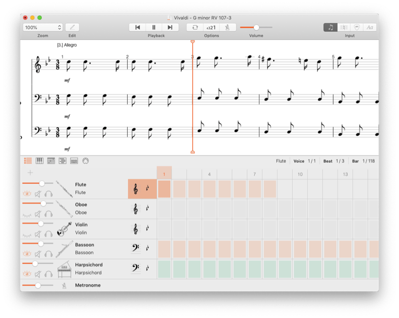 Mixer in Tracks Board in Staventabs Pro