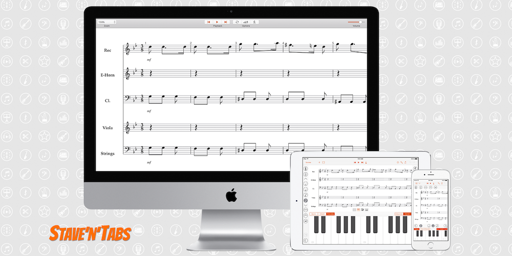 Stave'n'Tabs OS X 1.0: Score and tablature viewer on your Macs